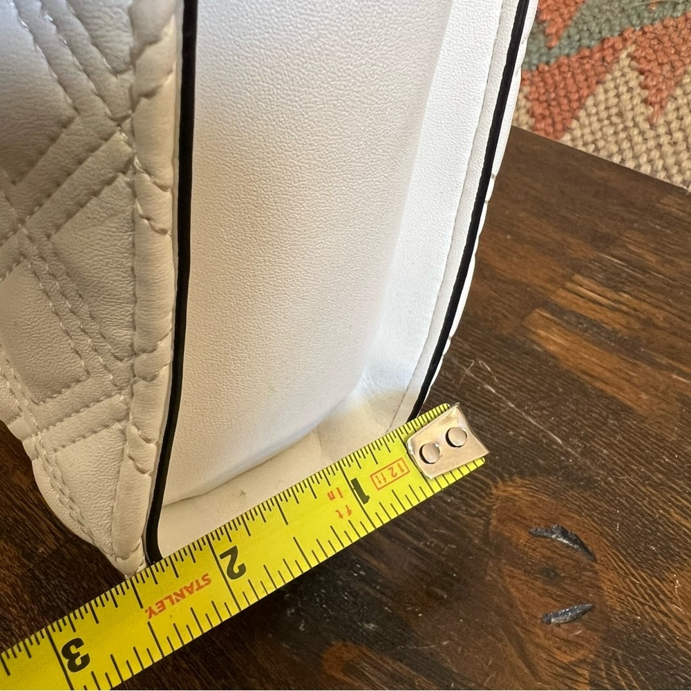 ❗️SOLD ❗️Tory Burch Fleming White Leather Flap Chain Convertible ShoulderBag - Picture 12 of 17